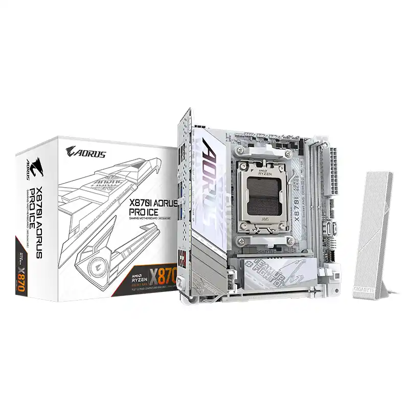 مادربرد گیگابایت مدل GIGABYTE X870I-AORUS-PRO-ICE-4